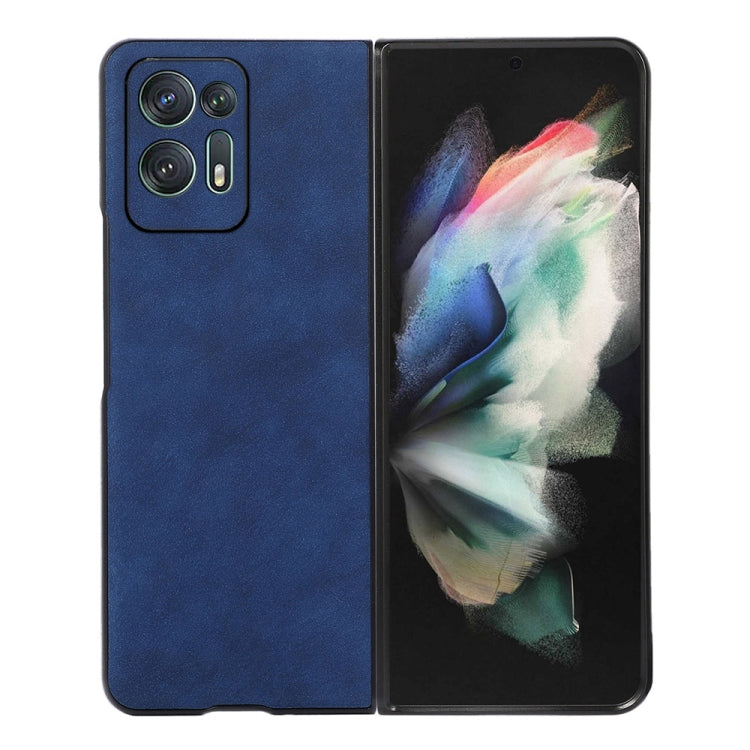 Custodia per telefono antiurto PU texture Marocco, For OPPO Find N2, For OPPO Find N2 Flip