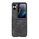 Custodia per telefono antiurto PU texture Marocco, For OPPO Find N2, For OPPO Find N2 Flip