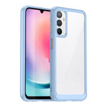 Custodia per telefono in acrilico + TPU serie colorata, For Samsung Galaxy A24 4G