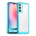 Custodia per telefono in acrilico + TPU serie colorata, For Samsung Galaxy A24 4G