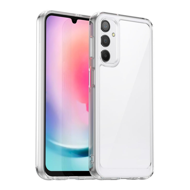 Custodia per telefono in acrilico + TPU serie colorata, For Samsung Galaxy A24 4G