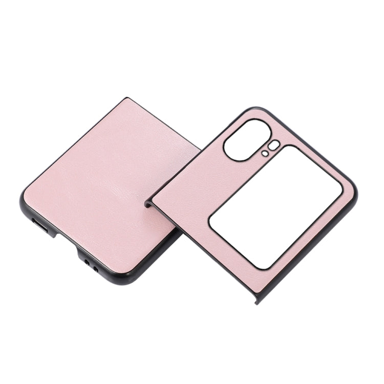 Custodia per telefono PU in pelle bovina, For OPPO Find N2 Flip