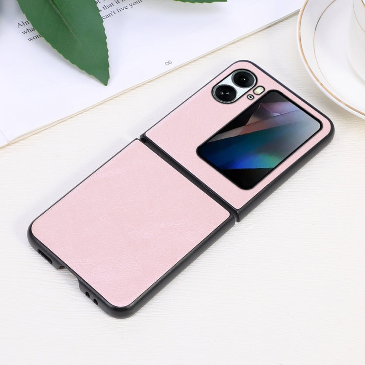 Custodia per telefono PU in pelle bovina, For OPPO Find N2 Flip