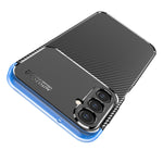 Custodia per telefono in TPU antiurto con struttura in fibra di carbonio, For Samsung Galaxy A24 4G, For Xiaomi Redmi Note 12 Pro Speed