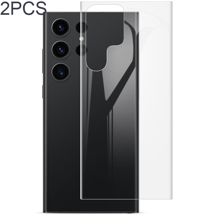2 pezzi di protezione per la schiena in pellicola idrogel a schermo intero curvo imak, For Samsung Galaxy S23 5G, For Samsung Galaxy S23+ 5G, For Samsung Galaxy S23 Ultra 5G