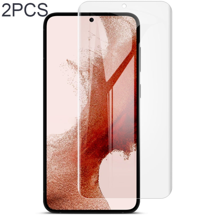 2 pezzi di protezione frontale in pellicola idrogel a schermo intero curvo IMAK, For Samsung Galaxy S23 5G, For Samsung Galaxy S23+ 5G, For Samsung Galaxy S23 Ultra 5G