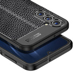 Custodia per telefono in TPU antiurto con texture Litchi, For Samsung Galaxy A24 4G, For Xiaomi Redmi Note 12 Pro Speed, For Realme GT Neo 5