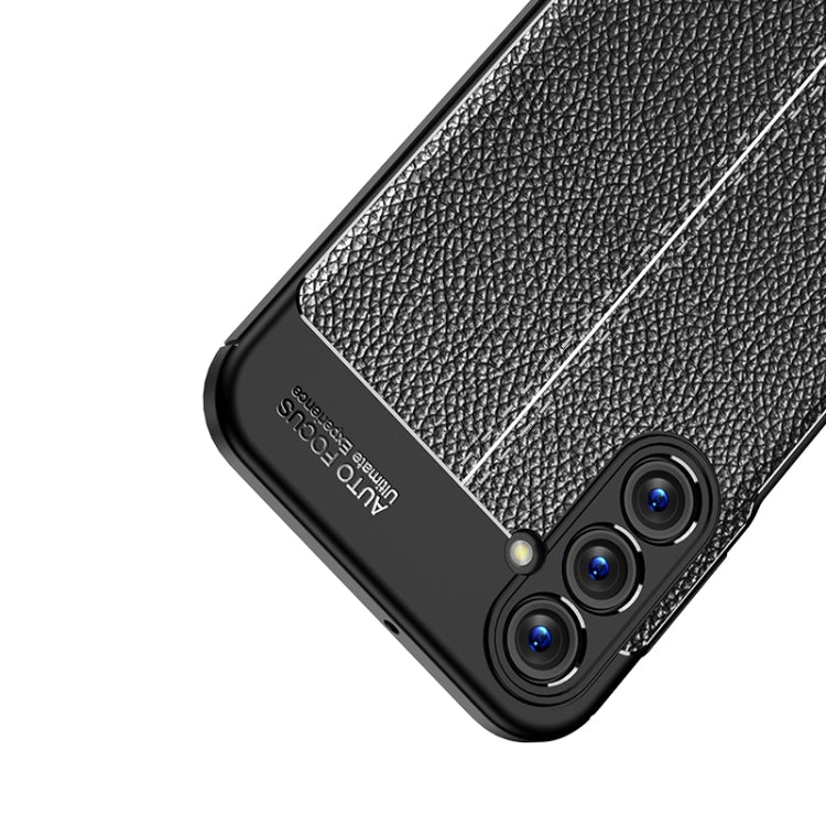 Custodia per telefono in TPU antiurto con texture Litchi, For Samsung Galaxy A24 4G, For Xiaomi Redmi Note 12 Pro Speed, For Realme GT Neo 5
