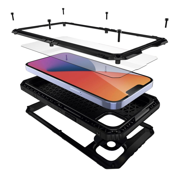 Custodia rigida impermeabile per telefono RedPepper Wolf 360 Full Body, For iPhone 14, For iPhone 14 Plus, For iPhone 14 Pro, For iPhone 14 Pro Max