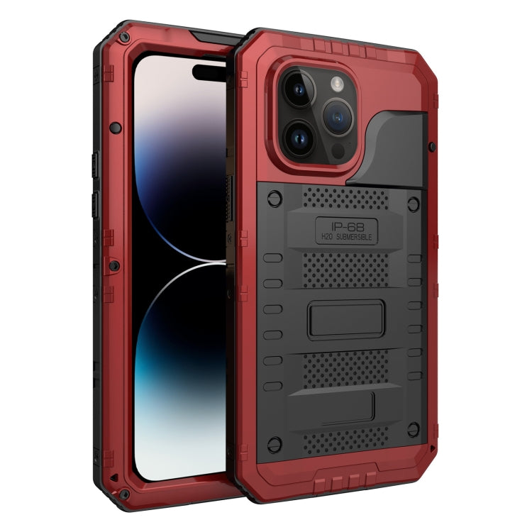 Custodia rigida impermeabile per telefono RedPepper Wolf 360 Full Body, For iPhone 14, For iPhone 14 Plus, For iPhone 14 Pro, For iPhone 14 Pro Max