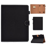 Custodia in pelle flip orizzontale magnetica universale per tablet PC tinta unita con slot per schede e supporto, For 7 inch, For 8 inch, For 10 inch