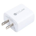 PD 20W USB-C/Type-C+QC 3.0 Interfaccia USB Caricabatterie a ricarica rapida, specifica: spina americana