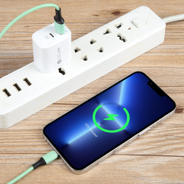 PD 20W USB-C/Type-C+QC 3.0 Interfaccia USB Caricabatterie a ricarica rapida, specifica: spina americana