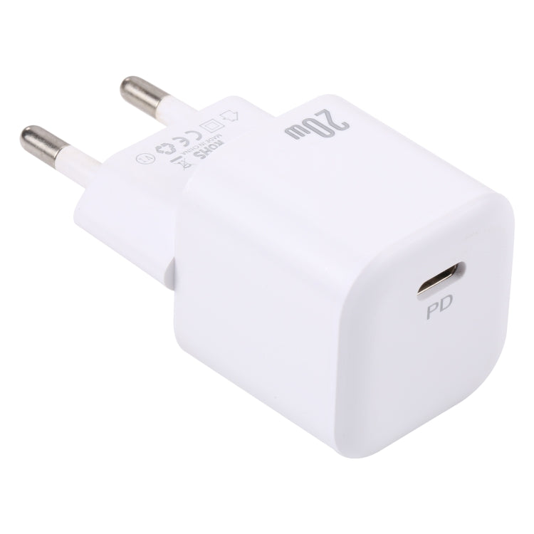 Caricabatterie USB-C PD 20W con spina europea