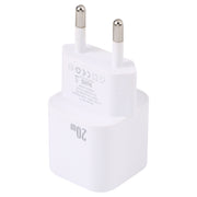 Caricabatterie a ricarica rapida con interfaccia USB-C/tipo-C PD da 20 W, specifica: spina europea, EU Plug