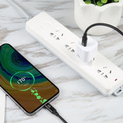 Caricabatterie a ricarica rapida con interfaccia USB-C/tipo-C PD da 20 W, specifica: spina europea, EU Plug