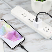 Caricabatterie a ricarica rapida con interfaccia USB-C/Type-C PD da 20 W, specifica: spina americana, US Plug