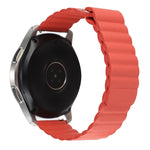 Cinturino per orologio in pelle con anello magnetico universale da 18 mm, For Garmin Forerunner 255S / Venu 2S