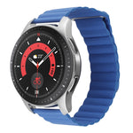 Cinturino per orologio in pelle con anello magnetico universale da 18 mm, For Garmin Forerunner 255S / Venu 2S