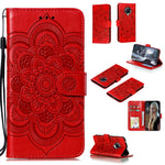Custodia portafoglio in pelle sintetica per Xiaomi Redmi Note 9 P