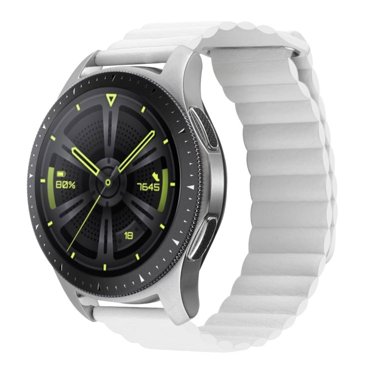 Cinturino per orologio in pelle con anello magnetico universale da 20 mm, For Amazfit GTS 4 / GTS 4 Mini / GTS 3