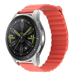 Cinturino per orologio in pelle con anello magnetico universale da 20 mm, For Amazfit GTS 4 / GTS 4 Mini / GTS 3