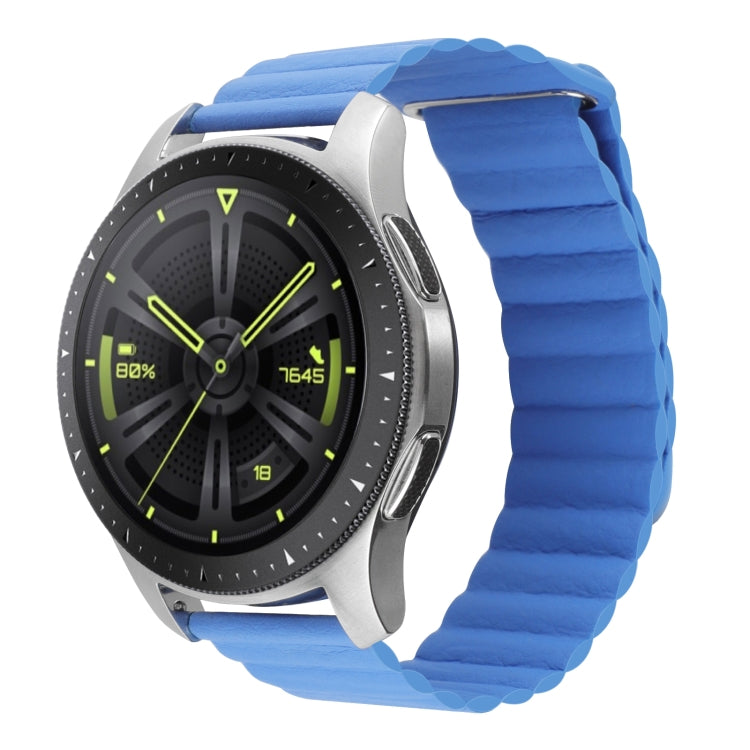 Cinturino per orologio in pelle con anello magnetico universale da 20 mm, For Amazfit GTS 4 / GTS 4 Mini / GTS 3