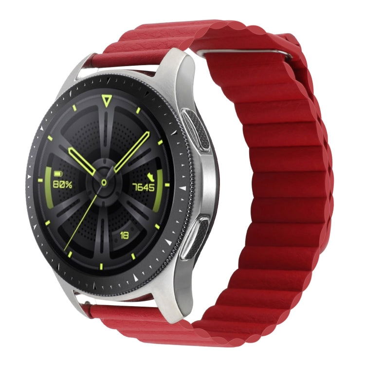 Cinturino per orologio in pelle con anello magnetico universale da 20 mm, For Amazfit GTS 4 / GTS 4 Mini / GTS 3