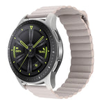 Cinturino per orologio in pelle con anello magnetico universale da 20 mm, For Amazfit GTS 4 / GTS 4 Mini / GTS 3