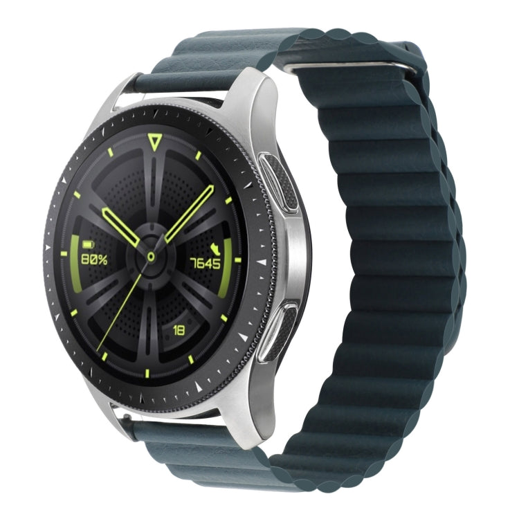 Cinturino per orologio in pelle con anello magnetico universale da 20 mm, For Amazfit GTS 4 / GTS 4 Mini / GTS 3