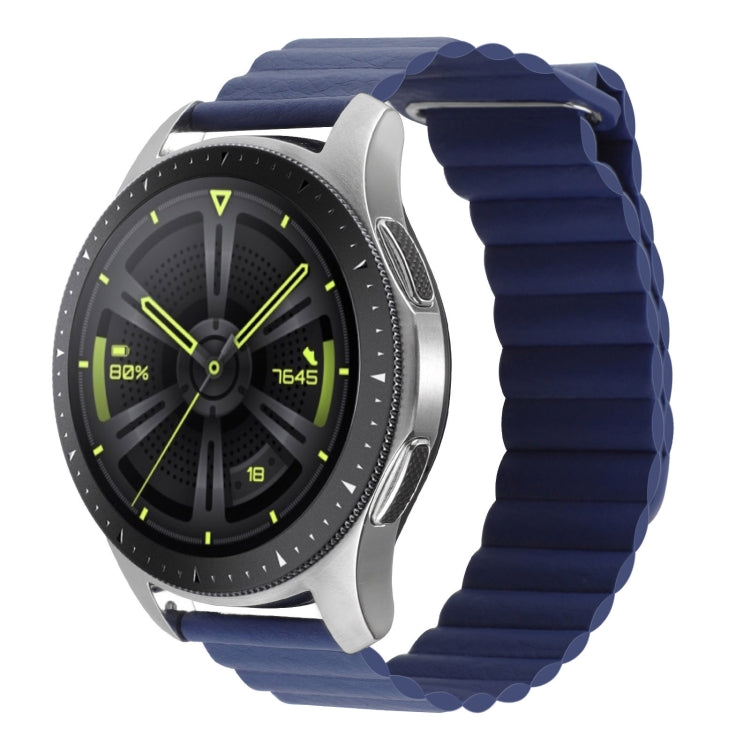 Cinturino per orologio in pelle con anello magnetico universale da 20 mm, For Amazfit GTS 4 / GTS 4 Mini / GTS 3