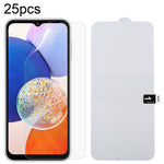 Pellicola idrogel antideflagrante per protezione schermo intero da 25 pezzi, For Samsung Galaxy A14 5G / 4G / Galaxy M14 (25 PCS), For Samsung Galaxy A22 (25 PCS), For Samsung Galaxy A34 (25 PCS), For Samsung Galaxy A54 (25 PCS)
