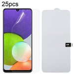 Pellicola idrogel antideflagrante per protezione schermo intero da 25 pezzi, For Samsung Galaxy A14 5G / 4G / Galaxy M14 (25 PCS), For Samsung Galaxy A22 (25 PCS), For Samsung Galaxy A34 (25 PCS), For Samsung Galaxy A54 (25 PCS)