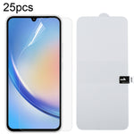 Pellicola idrogel antideflagrante per protezione schermo intero da 25 pezzi, For Samsung Galaxy A14 5G / 4G / Galaxy M14 (25 PCS), For Samsung Galaxy A22 (25 PCS), For Samsung Galaxy A34 (25 PCS), For Samsung Galaxy A54 (25 PCS)