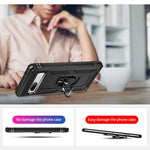 Custodia per telefono antiurto in TPU + PC con supporto, For Google Pixel 7a, For Samsung Galaxy A54, For Xiaomi Redmi A1