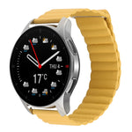Cinturino per orologio in pelle con anello magnetico da 22 mm, For Coros Apex 46mm/Apex Pro / Ticwatch Pro 3