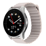 Cinturino per orologio in pelle con anello magnetico da 22 mm, For Coros Apex 46mm/Apex Pro / Ticwatch Pro 3