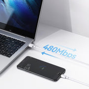 Cavo dati di ricarica da USB a micro USB USAMS US-SJ607 U84 2A, Micro USB 1m, Micro USB 2m, Micro USB 3m