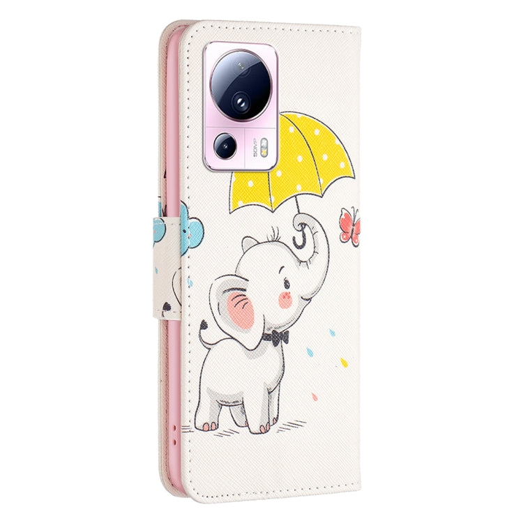 Custodia per telefono in pelle con disegno colorato, For Xiaomi 13 Lite / Civi 2
