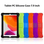 Custodia per tablet antiurto in silicone all-inclusive con supporto, For iPad mini 5 / 4