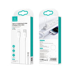 USAMS US-SJ610 U84 PD20W USB-C / Tipo-C a 8 pin Cavo dati di ricarica, PD20W 8 Pin 1m, PD20W 8 Pin 2m, PD20W 8 Pin 3m