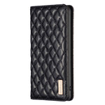 Custodia per telefono a conchiglia in pelle magnetica Diamond Lattice, For Xiaomi 13 Lite / Civi 2