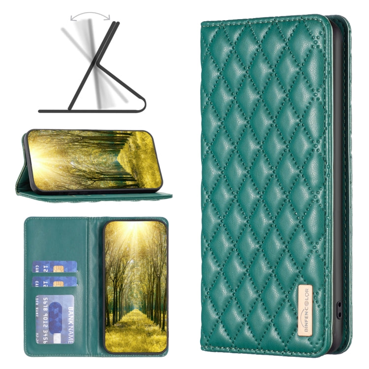 Custodia per telefono a conchiglia in pelle magnetica Diamond Lattice, For Xiaomi 13 Lite / Civi 2
