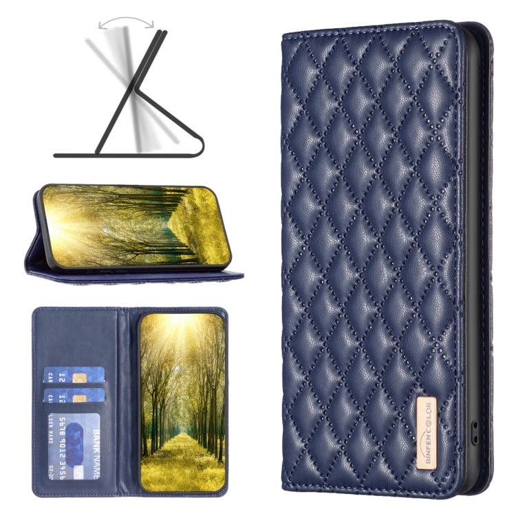 Custodia per telefono a conchiglia in pelle magnetica Diamond Lattice, For Xiaomi 13 Lite / Civi 2