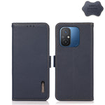 KHAZNEH Custodia per telefono RFID in vera pelle Litchi magnetica laterale, For OnePlus Ace 2 5G, For Realme GT Neo 5, For Xiaomi Redmi 12C/Redmi 11A 4G