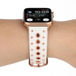 Cinturino per orologio in vera pelle con rivetto punk, For Apple Watch Series 7 41mm / 6 & SE & 5 & 4 40mm, For Apple Watch Ultra 49mm / Series 8&7 45mm / SE 2&6&SE&5&4 44mm