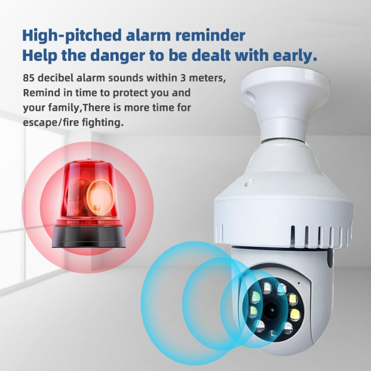 Telecamera WiFi con lampadina 1080P e allarme fumo DP36
