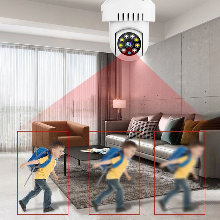 Telecamera WiFi con lampadina 1080P e allarme fumo DP36