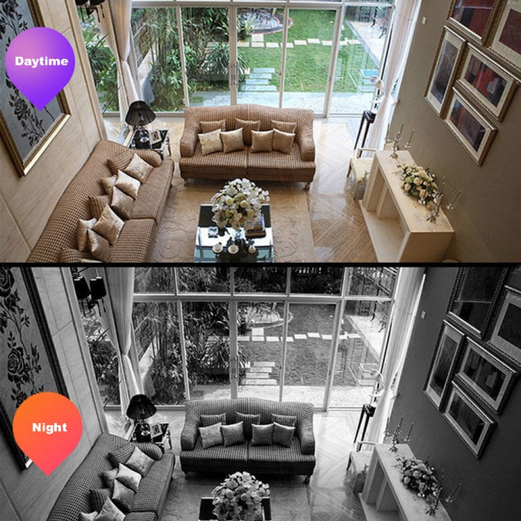 Telecamera WiFi con lampadina 1080P e allarme fumo DP36