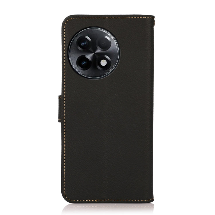 Custodia per telefono in vera pelle KHAZNEH Custer Texture RFID, For OnePlus Ace 2 5G, For Xiaomi Redmi 12C/Redmi 11A 4G